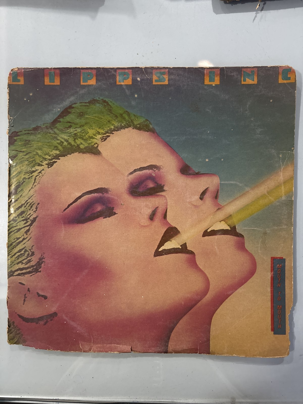 The front of the sleeve