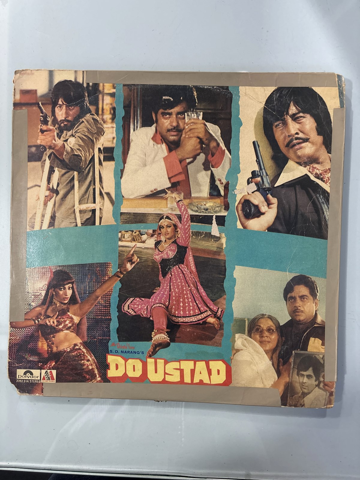 The front of the sleeve