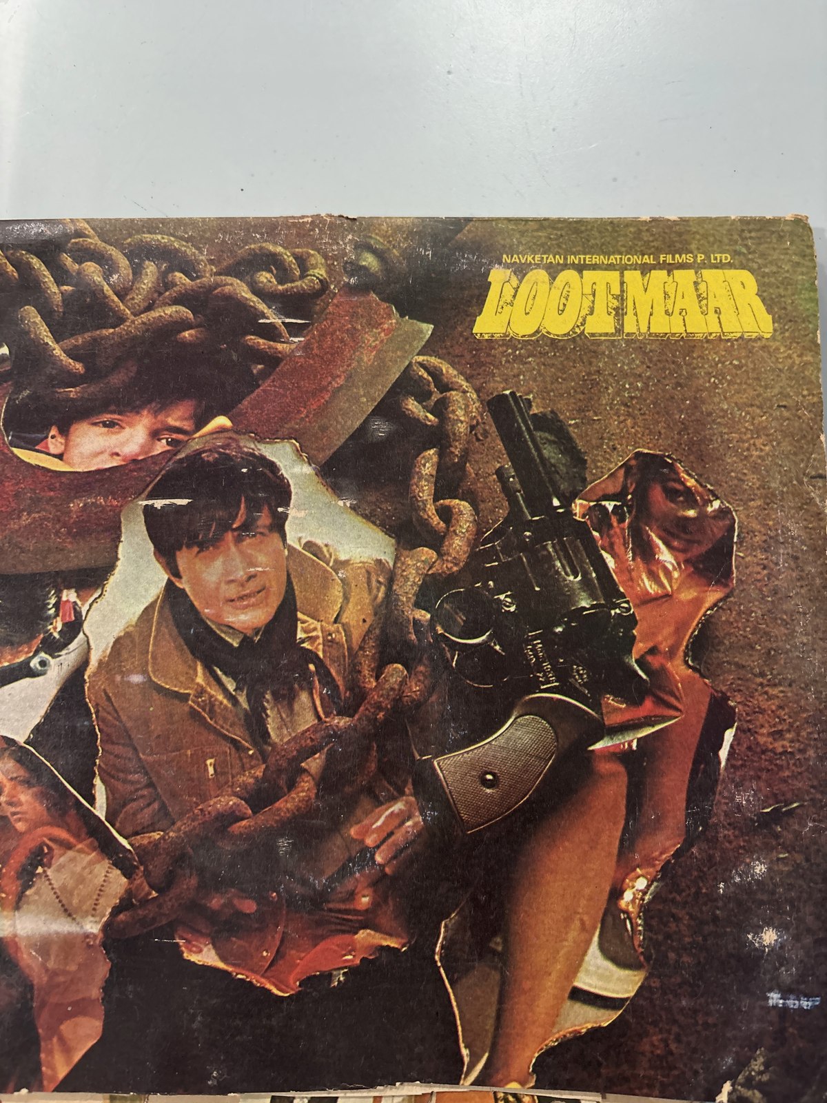 The front of the sleeve