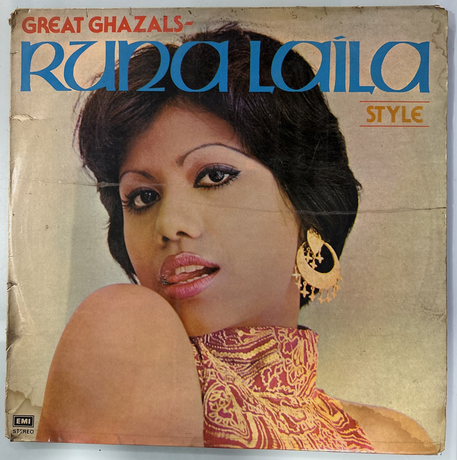 The front of the sleeve