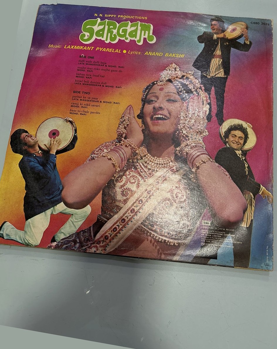 The back of the sleeve